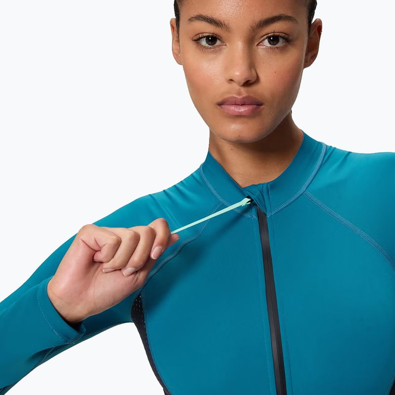 Купальник суцільний жіночий Speedo Scuba Flex Zip border blue/black 4