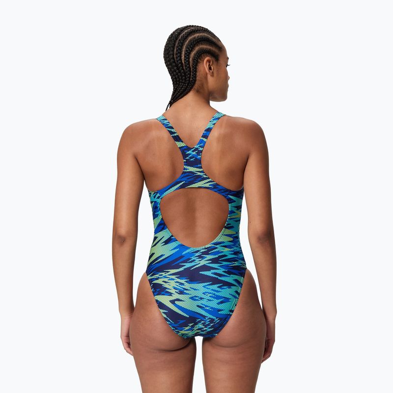 Купальник суцільний жіночий Speedo Hyperboom Print Medalist peacoat 2