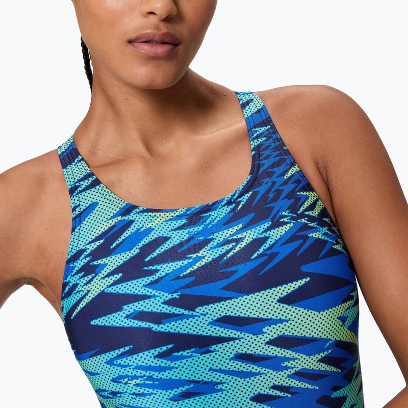 Купальник суцільний жіночий Speedo Hyperboom Print Medalist peacoat 4