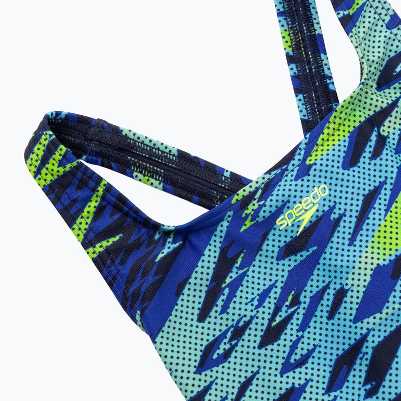 Купальник суцільний жіночий Speedo Hyperboom Print Medalist peacoat 8