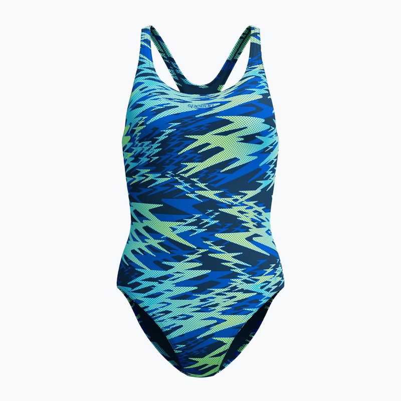 Купальник суцільний жіночий Speedo Hyperboom Print Medalist peacoat 6