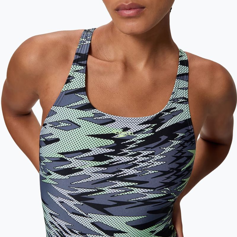 Купальник суцільний жіночий Speedo Hyperboom Print Medalist pale clover 3