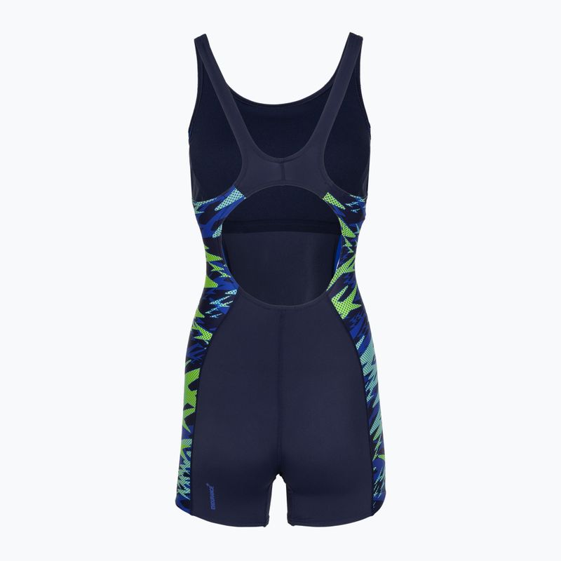 Купальник суцільний жіночий Speedo Hyperboom Splice Muscleback Legsuit peacoat/sapphire 2