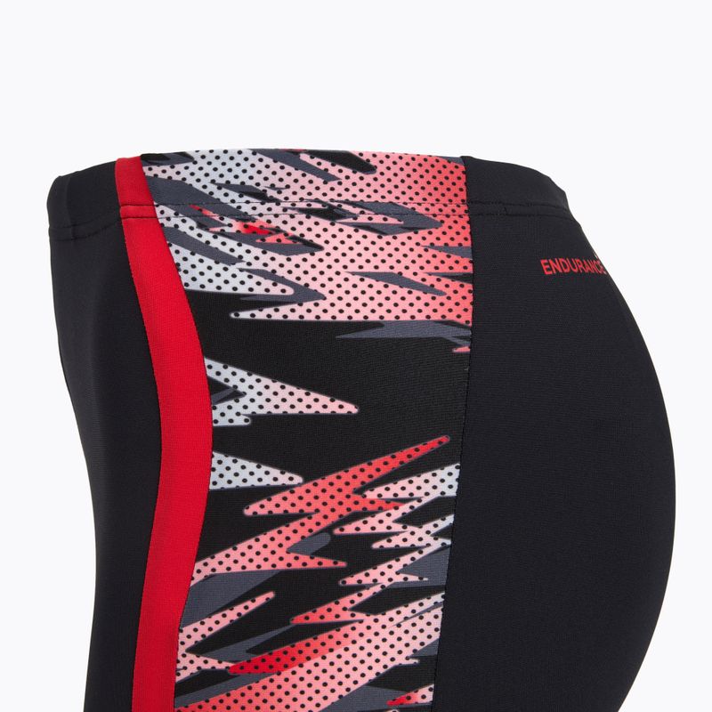 Плавки Speedo Hyperboom Splice Aquashort anthracite/high risk red 3