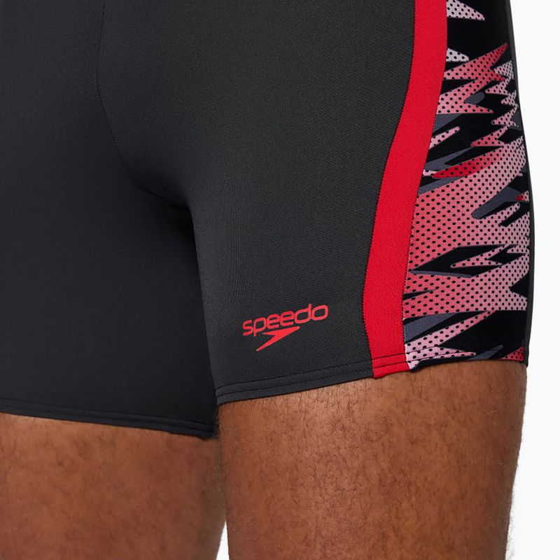 Джамери чоловічі Speedo Hyper Boom Splice Mid anthracite/high risk red 5