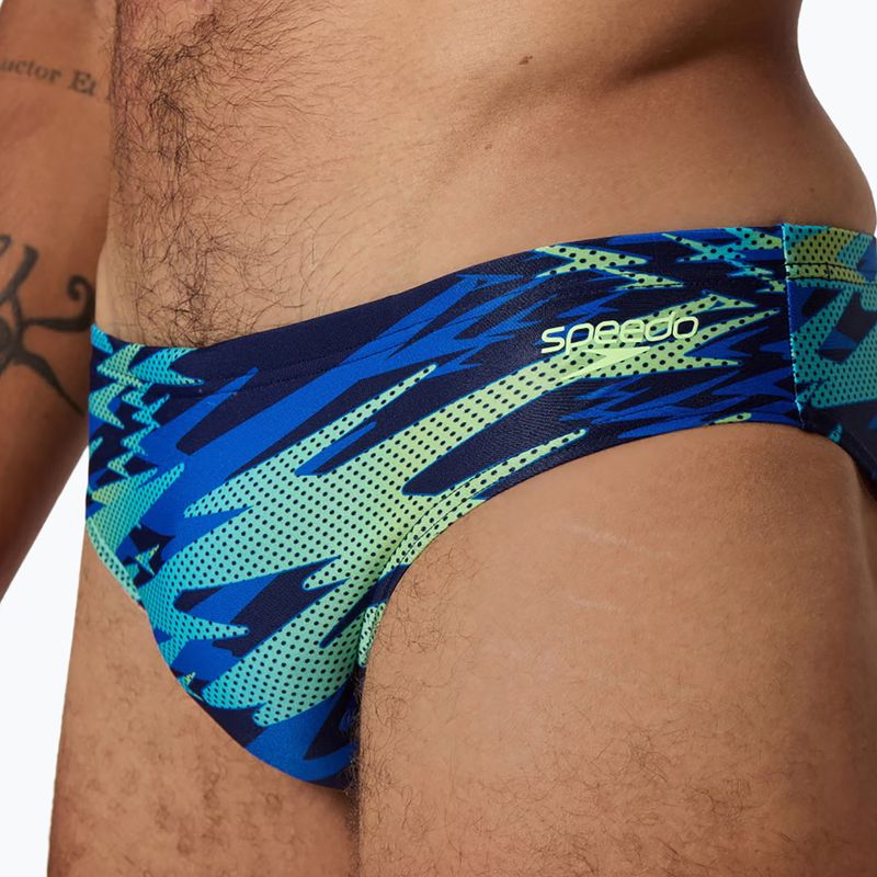 Плавки чоловічі Speedo Hyperboom Print Brief 2.5" peacoat/deep sapphire 3