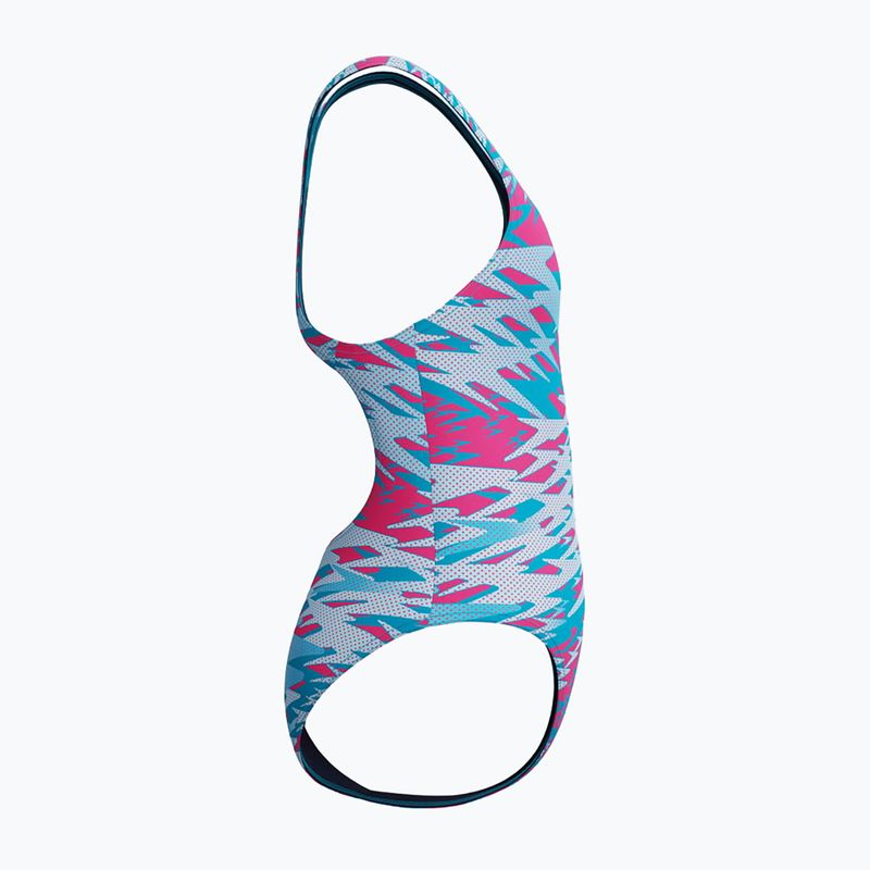 Купальник суцільний дитячий Speedo Hyperboom Print Medalist margarita pink 4