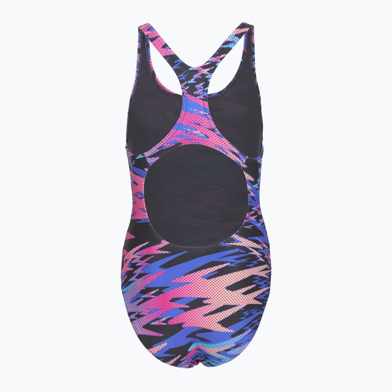 Купальник суцільний дитячий Speedo Hyperboom Print Medalist anthracite 2