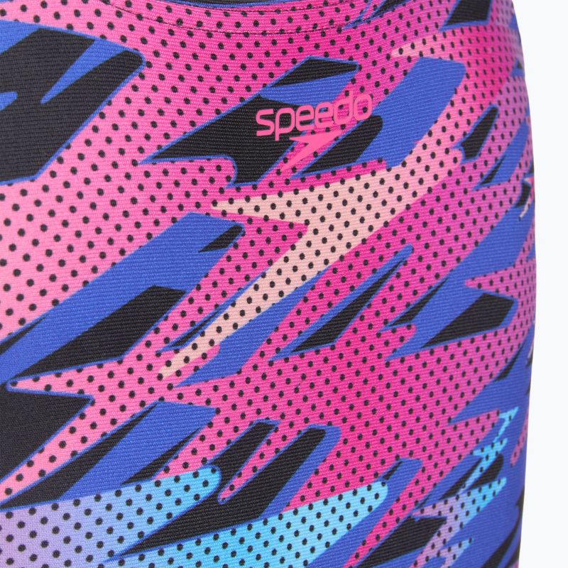 Купальник суцільний дитячий Speedo Hyperboom Print Medalist anthracite 3