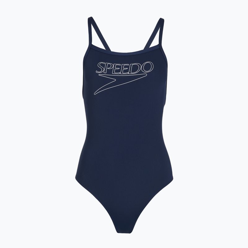 Купальник суцільний дитячий Speedo Endurance+ Logo Thinstrap peacoat