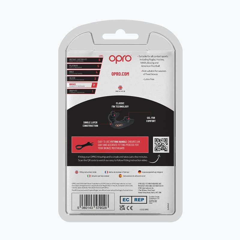 Капа Opro GEN5 чорна 9028-BRONZE 3