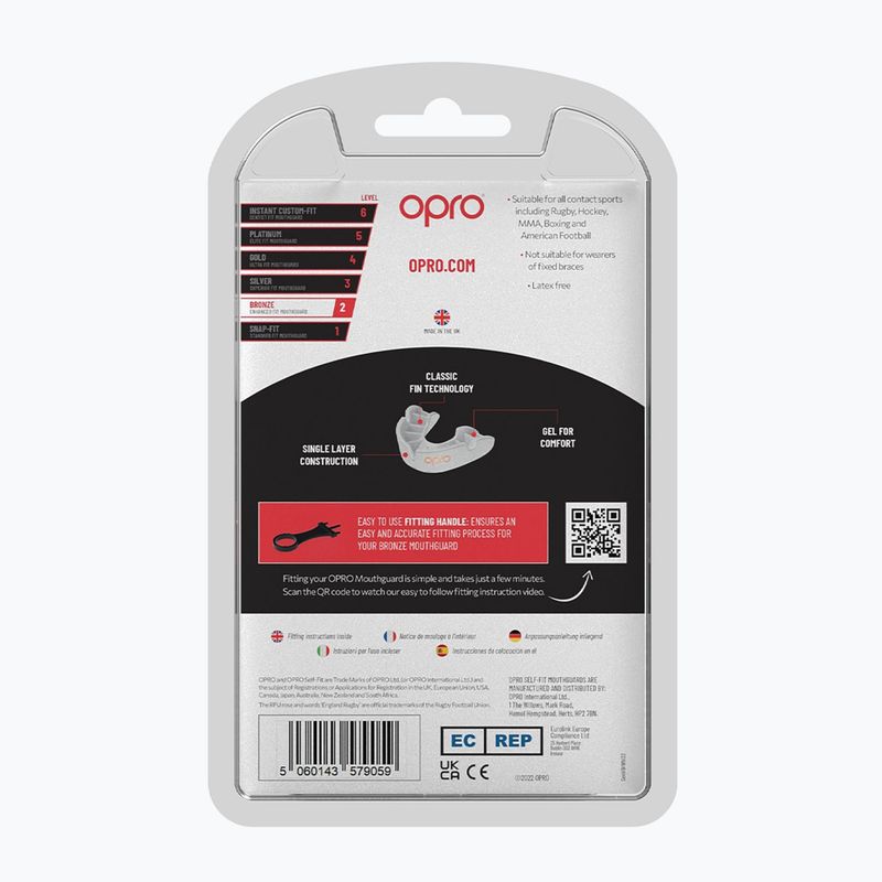 Капа Opro GEN5 біла 9059-BRONZE 3