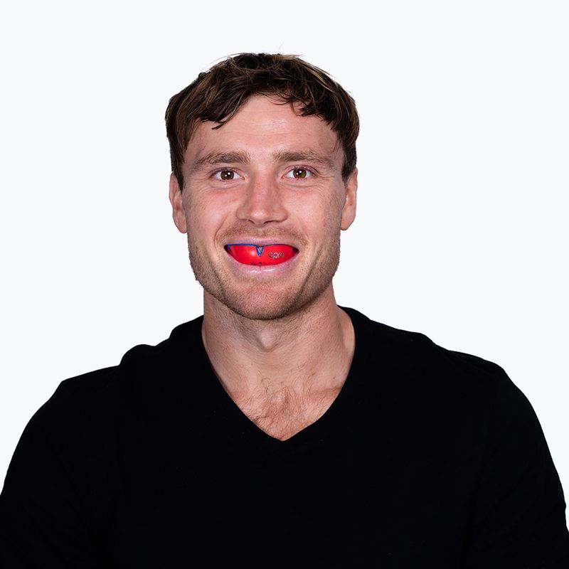 Захист щелепи Opro UFC Silver червоний 4