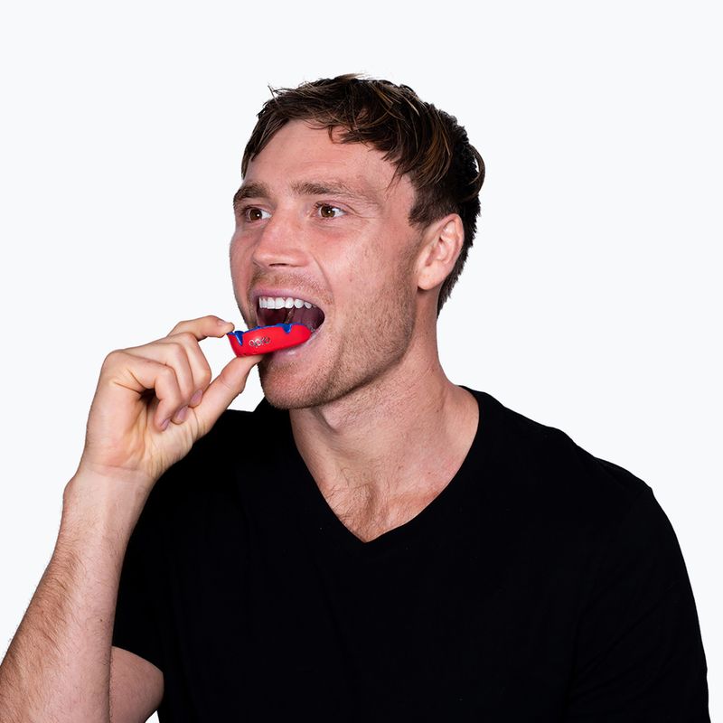 Захист щелепи Opro UFC Silver червоний 5