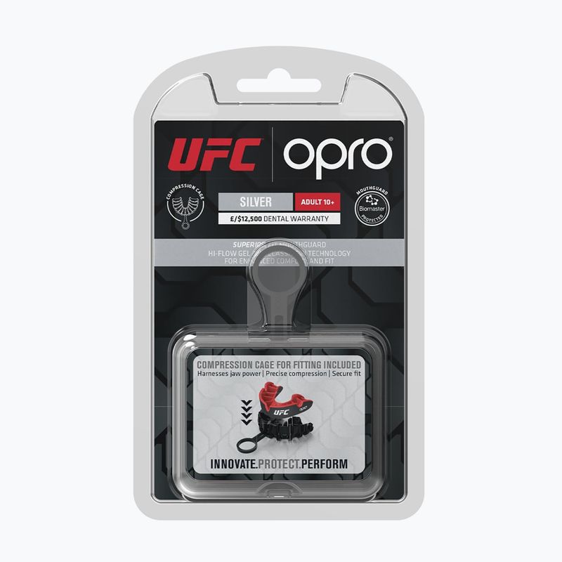 Капа Opro UFC Silver GEN2 чорний 2