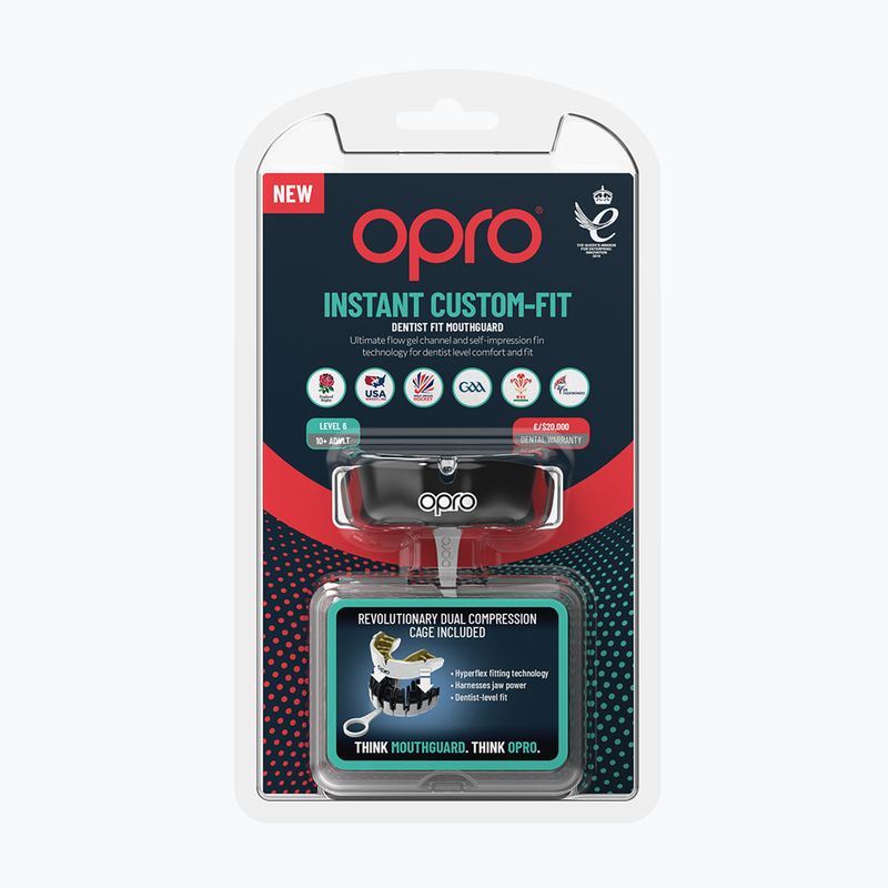 Захист щелепи Opro Instant Custom Fit чорний 2