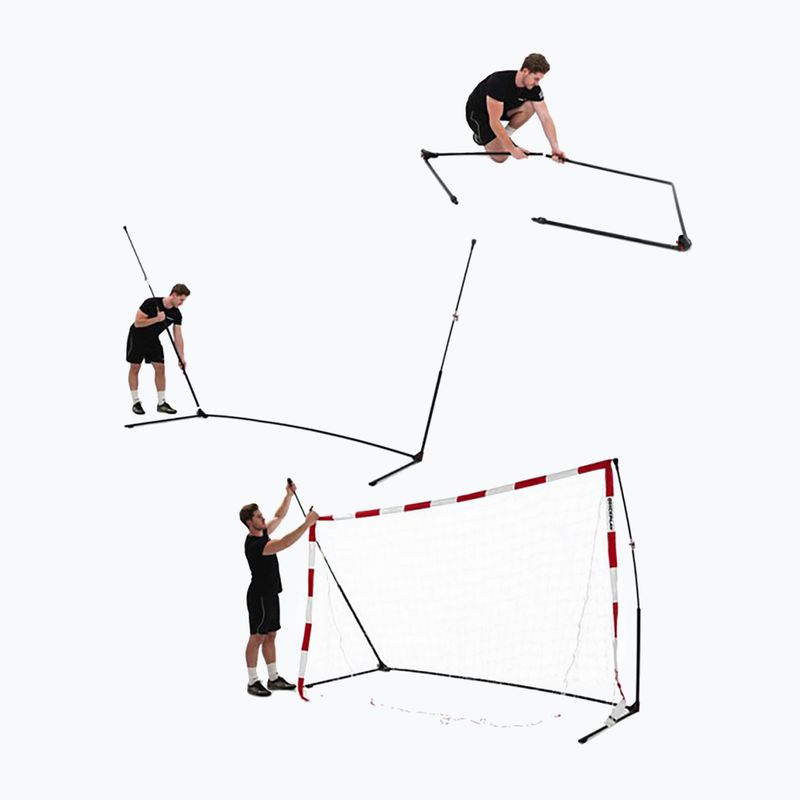 Ворота для волейболу QuickPlay Handball 300 x 200 см білий/червоний 3