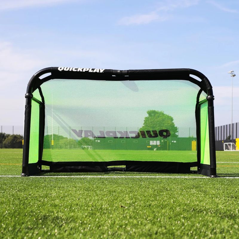 Ворота футбольні Quickplay Pro Alu Training 150 x 100 см black/green 2