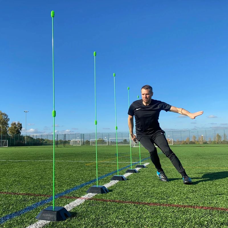 Палиці для тренувань QuickPlay Agility Poles 10 шт. green 4