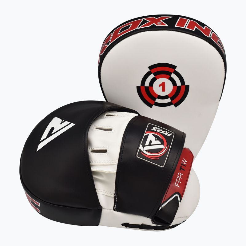 Щитки тренувальні RDX Focus Pad T1 white/black