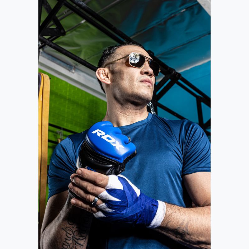 Рукавиці для єдиноборств RDX Glove New Model GGRF-12U blue 9
