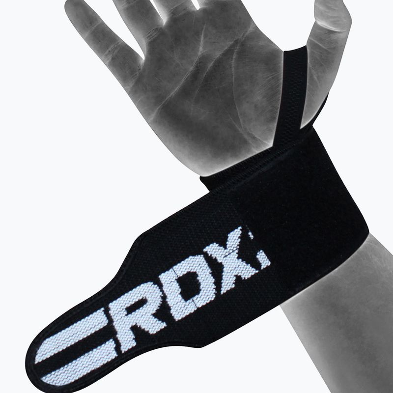 Стабілізатори зап'ястя RDX Gym Wrist Wrap Pro чорні WAH-W2B 2