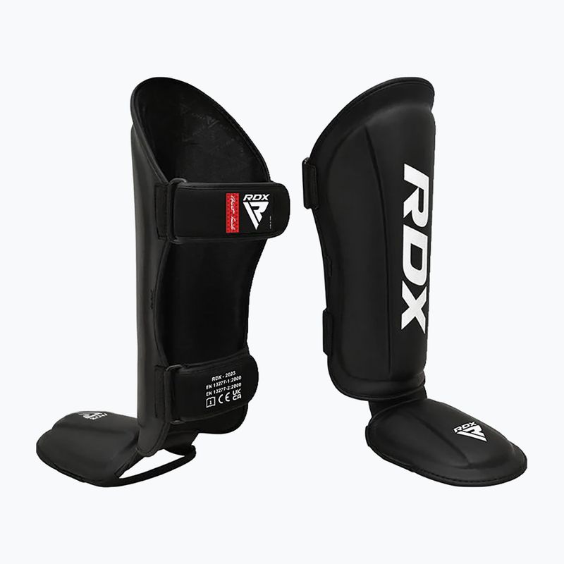 Щитки для гомілок і стоп RDX T1 Shin Instep Guards чорний 2