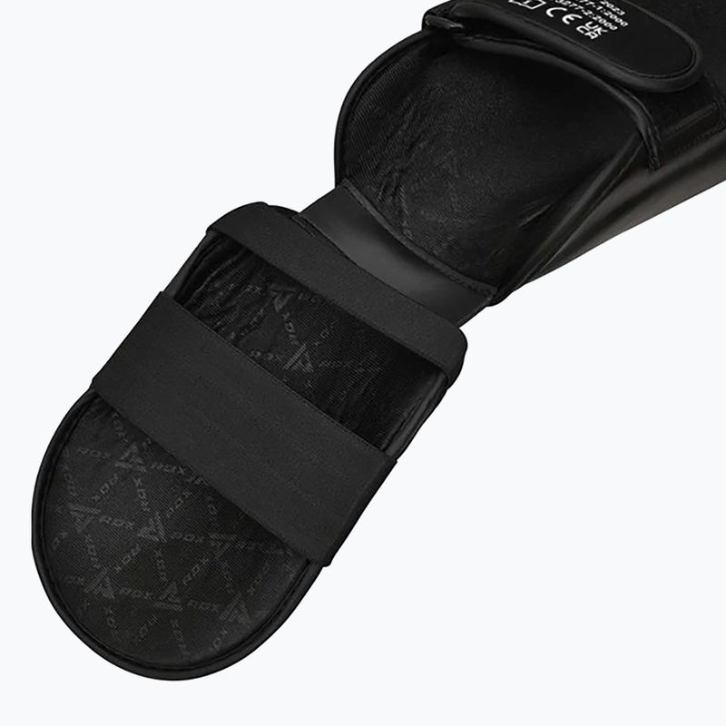 Щитки для гомілок і стоп RDX T1 Shin Instep Guards чорний 8
