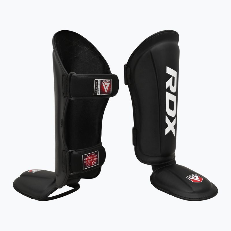 Захист гомілок та стоп RDX T1 Shin Instep guards black 2