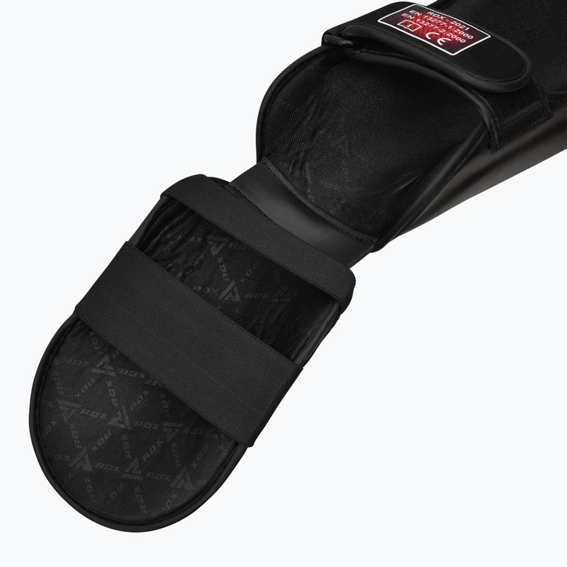 Захист гомілок та стоп RDX T1 Shin Instep guards black 6