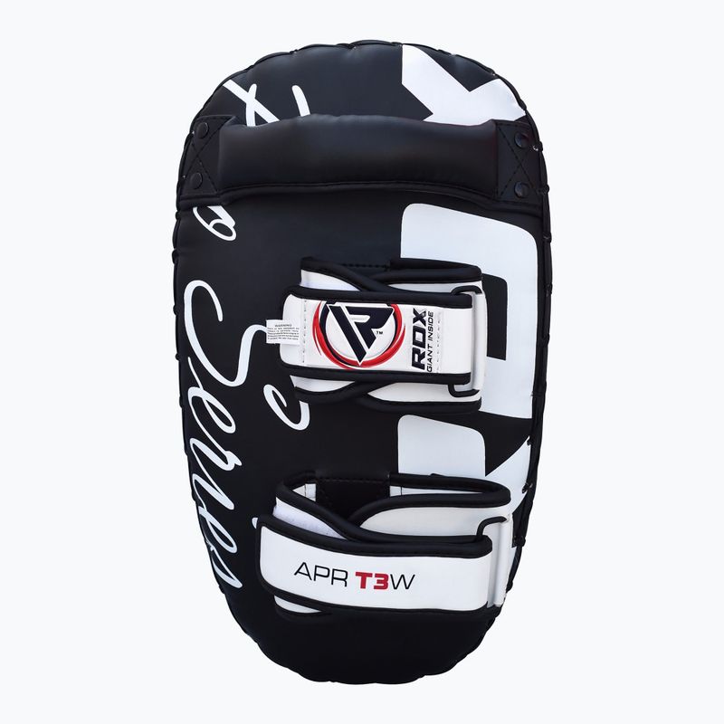 Щит для тренувань RDX T3 Muay Thai Kick Pads white/black 3