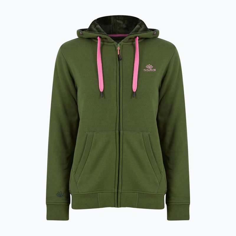 Кофта жіноча Navitas Lily Sherpa Zip Hoody green