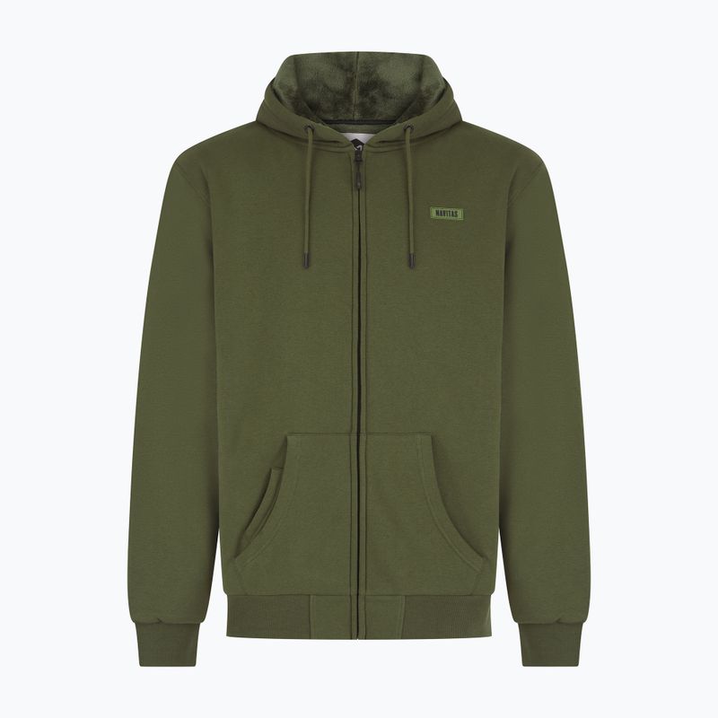Кофта чоловіча Navitas Sherpa Zip Hoody green