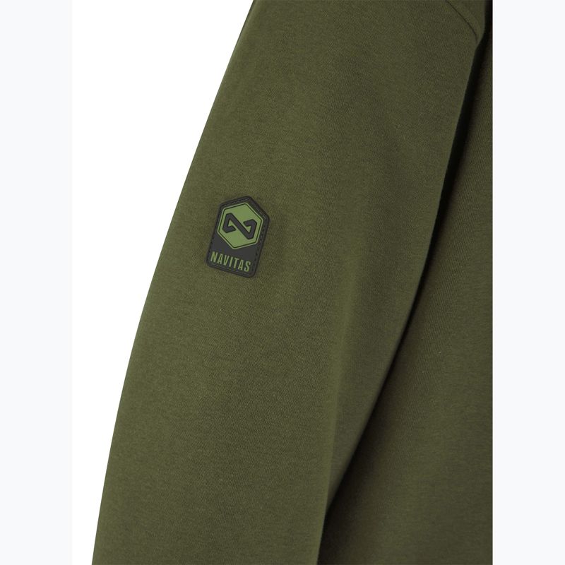 Кофта чоловіча Navitas Sherpa Zip Hoody green 3