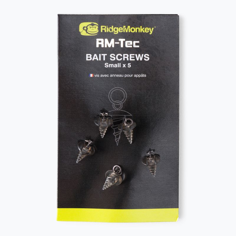 Гвинти для приманок RidgeMonkey Connexion Hook Ring Bait Screws зелені RMT098