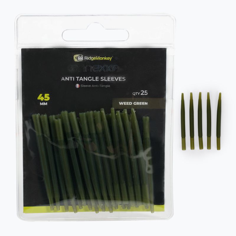 Протизакручувальні трубки RidgeMonkey Connexion Anti Tangle Sleeves зелені RMT107 3