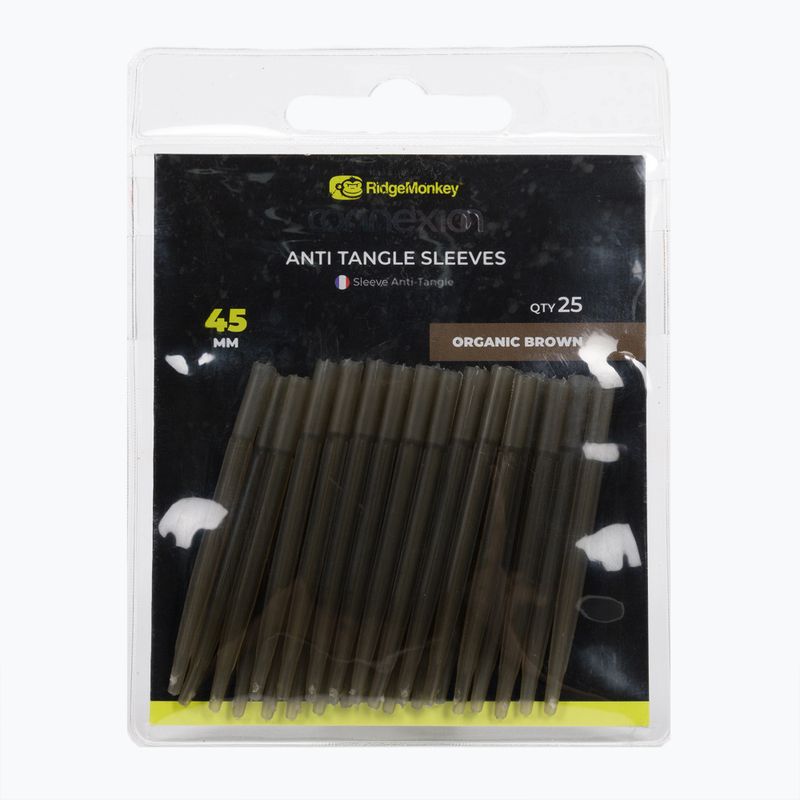 Протизакручувальні трубки RidgeMonkey Connexion Anti Tangle Sleeves коричневі RMT109 2