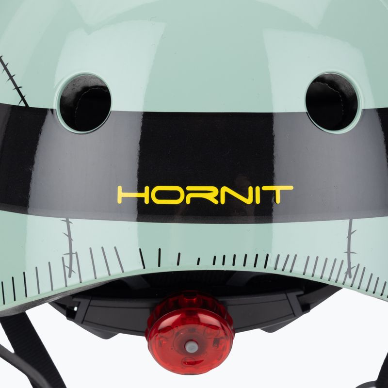 Дитячий велосипедний шолом Hornit Military м'ятний 7