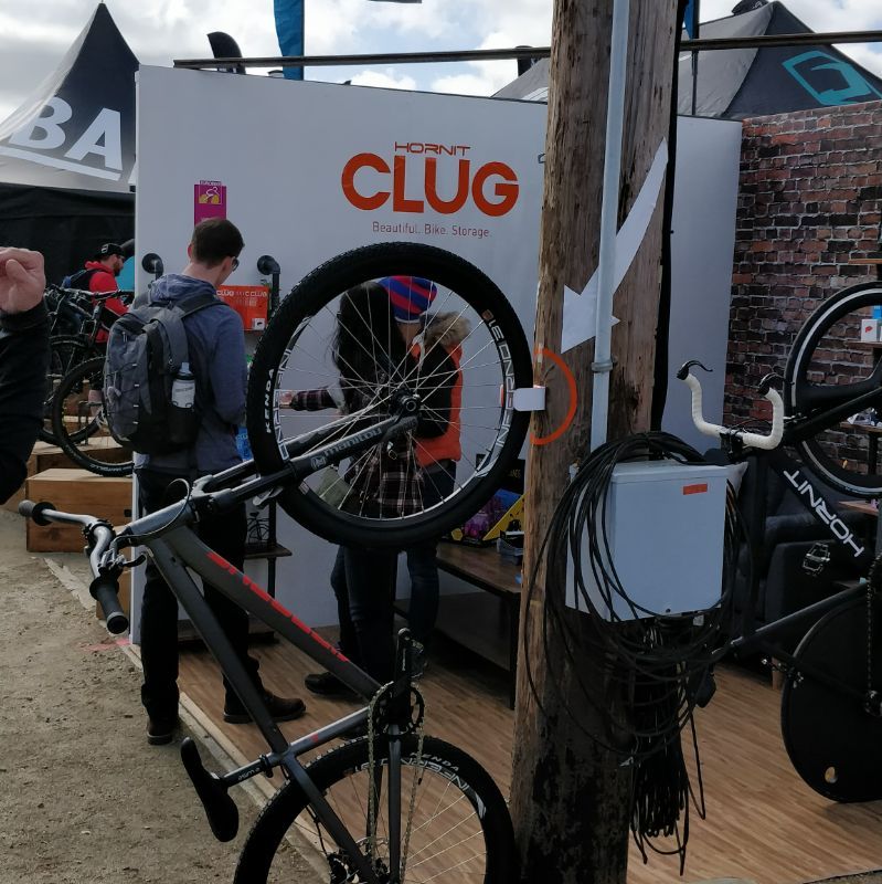 Настінна вішалка для велосипеда Hornit Clug Mtb Plus Bike Rack біло-помаранчева PWO2591 12