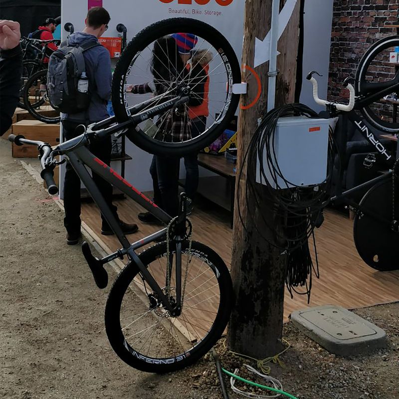 Настінна вішалка для велосипеда Hornit Clug Mtb Plus Bike Rack біло-помаранчева PWO2591 13