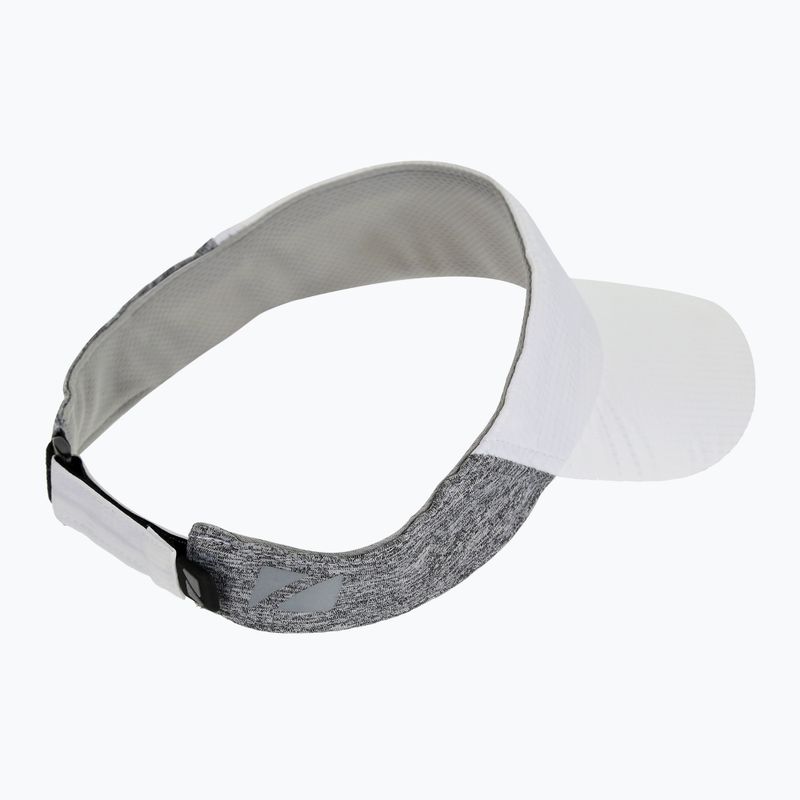 Козирок для бігу ZONE3 Lightweight Race Visor white/charcoal marl/relective silver 2