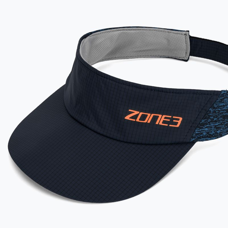 Козирок для бігу ZONE3 Lightweight Race Visor navy/blue marl/reflective silver 3