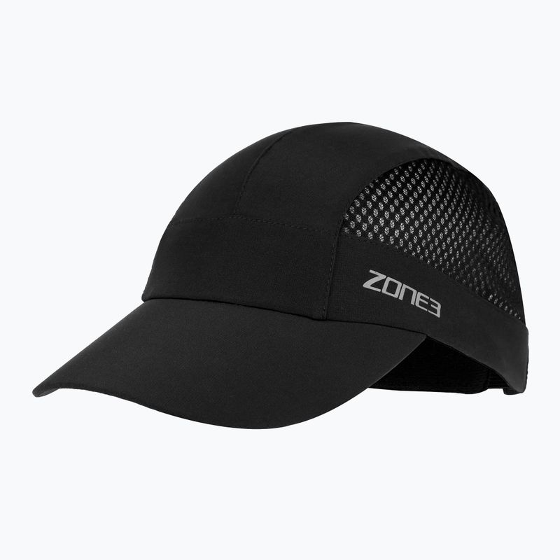Кепка ZONE3 Lightweight Mesh Running petrol/reflective silver