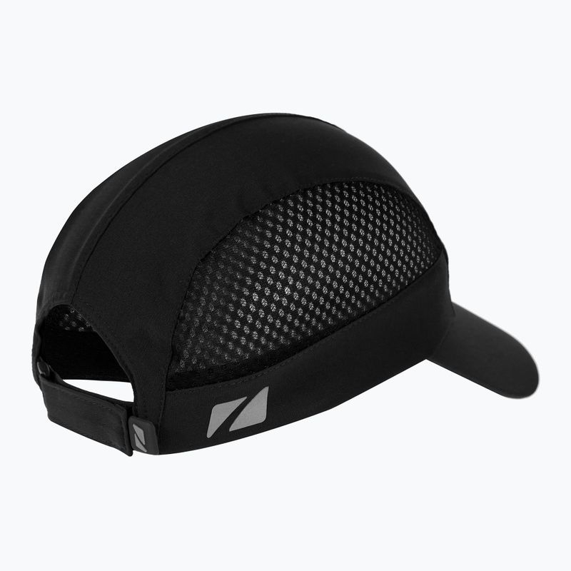 Кепка ZONE3 Lightweight Mesh Running petrol/reflective silver 2