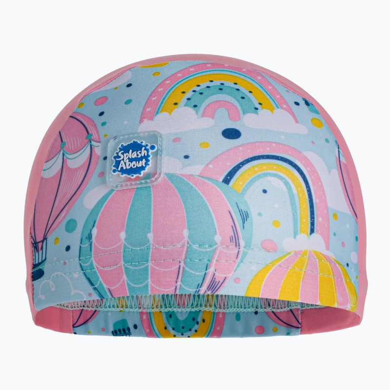 Шапочка для плавання дитяча Splash About Arka Balony рожева SHUA0