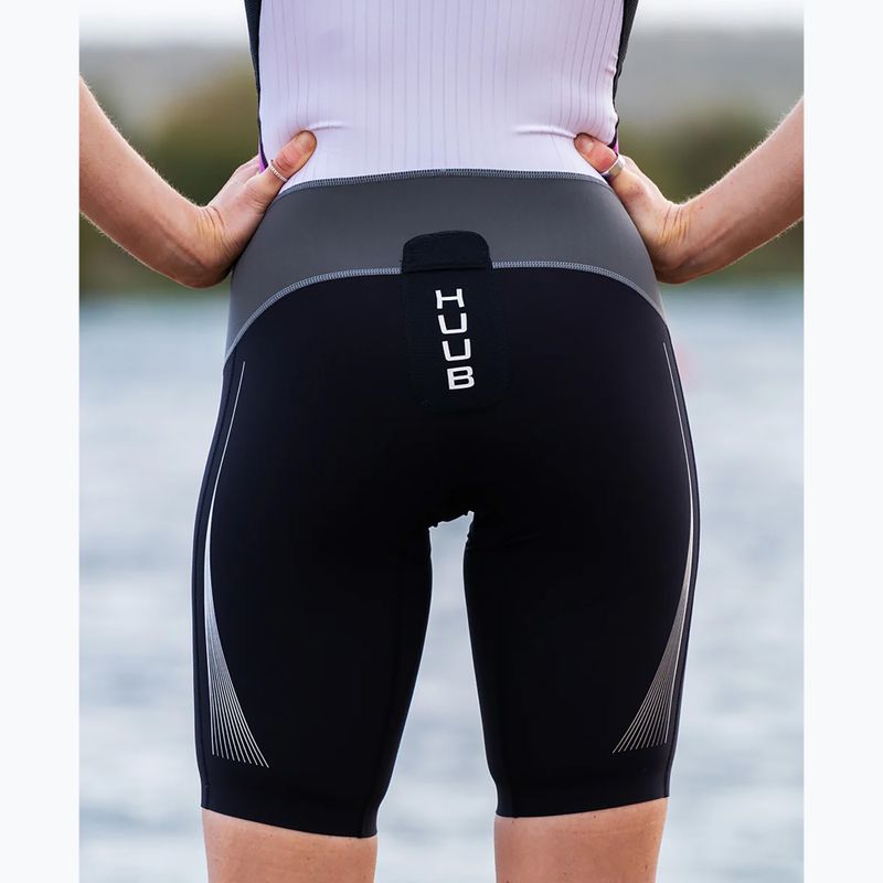 Комбінезон для триатлону жіночий HUUB Anemoi Aero Tri Suit чорно-білий ANELCSW 11