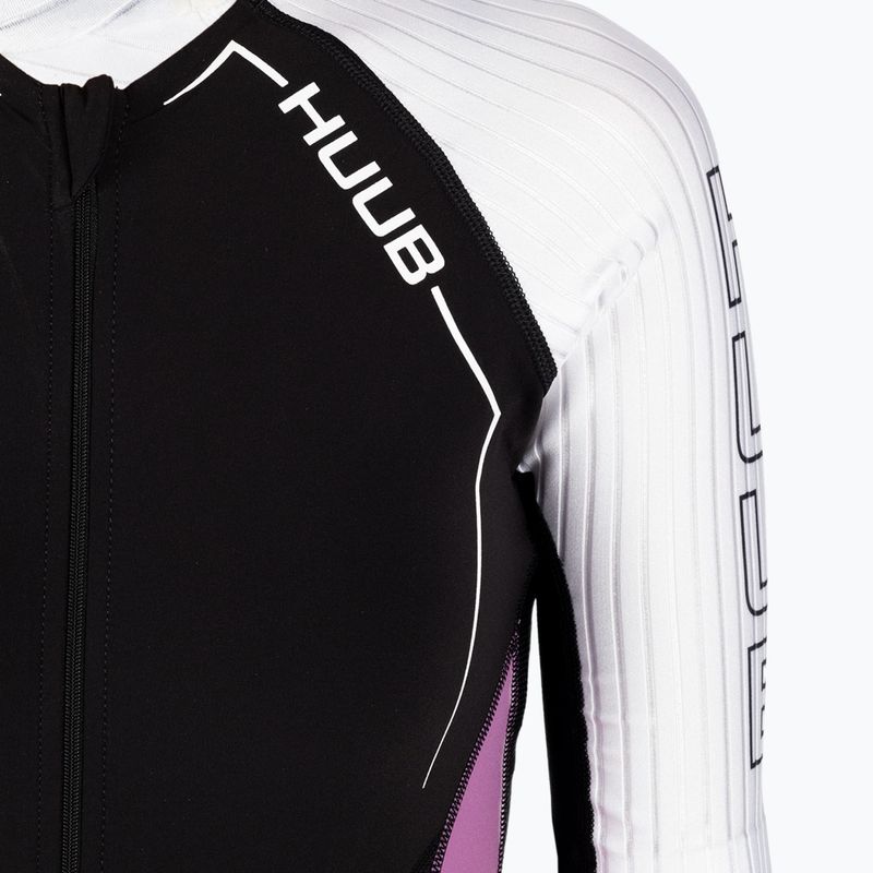 Комбінезон для триатлону жіночий HUUB Anemoi Aero Tri Suit чорно-білий ANELCSW 3
