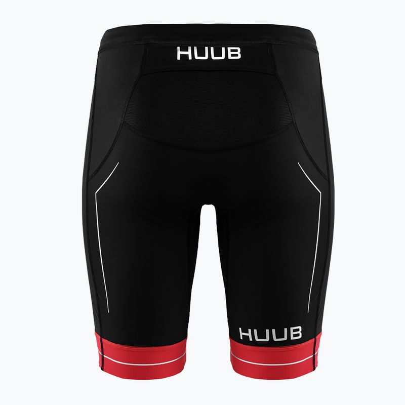 Шорти триатлонові чоловічі HUUB Race Tri Short чорно-червоні RCSH 3