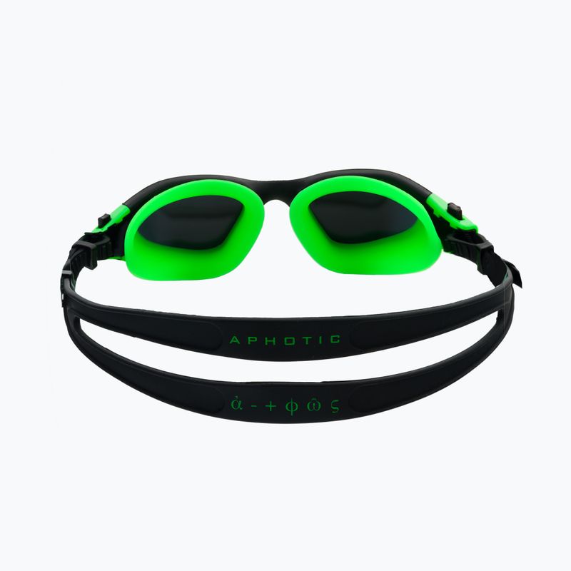 Окуляри для плавання HUUB Aphotic Polarised & Mirror green polarised A2-AGG 5