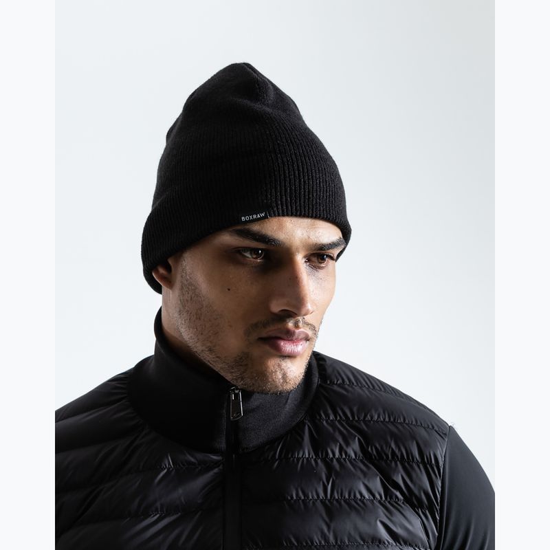 Шапка зимова чоловіча BOXRAW Beanie black 4